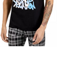 Camiseta masculina com estampa de grafite da INC International Concepts, preta, tamanho pequeno