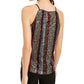 Blusa listrada com lantejoulas INC International Concepts feminina, preta, tamanho pequeno