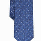 Gravata masculina Bar III Iris Skinny Floral Dot Azul-marinho, tamanho regular