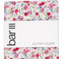 Lenço de bolso floral Bourke masculino Bar III rosa tamanho regular