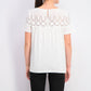 Top de algodão com ilhós feminino Style &amp; Co, branco, tamanho grande