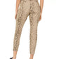 Calça jeans skinny estampada com controle de barriga curvilínea feminina Style &amp; Co, marrom, tamanho 10