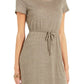 Vestido longo texturizado com amarração na cintura feminino Style &amp; Co, verde, tamanho XX-grande