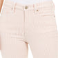 Calça jeans skinny feminina Charter Club com listras estampadas Bristol, rosa, tamanho 6