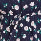 Vestido feminino Maison Jules estampado com bainha dupla e decote aberto, azul-marinho, tamanho extragrande