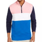 Moletom Club Room Masculino Regular Fit Colorblocked 1/4 Zip Rosa Tamanho Grande
