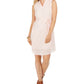Vestido de algodão texturizado feminino Style &amp; Co, branco, tamanho médio