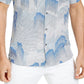 Camisa Alfani Masculina Fallen Geo Print Azul Marinho Tamanho Grande