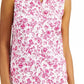 Camisa sem mangas feminina Charter Club com estampa Toile, rosa, tamanho 16
