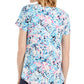 Camiseta feminina estampada com decote redondo e manga curta JM Collection, tamanho P