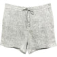 Shorts femininos Charter Club, tamanho grande, cor carvão