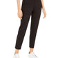 Calça reta feminina Bar III preta tamanho X-G