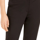 Calça reta feminina Bar III preta tamanho X-G