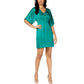 Thalia Sodi Vestido Mini Feminino Manga Dolman Verde Tamanho P