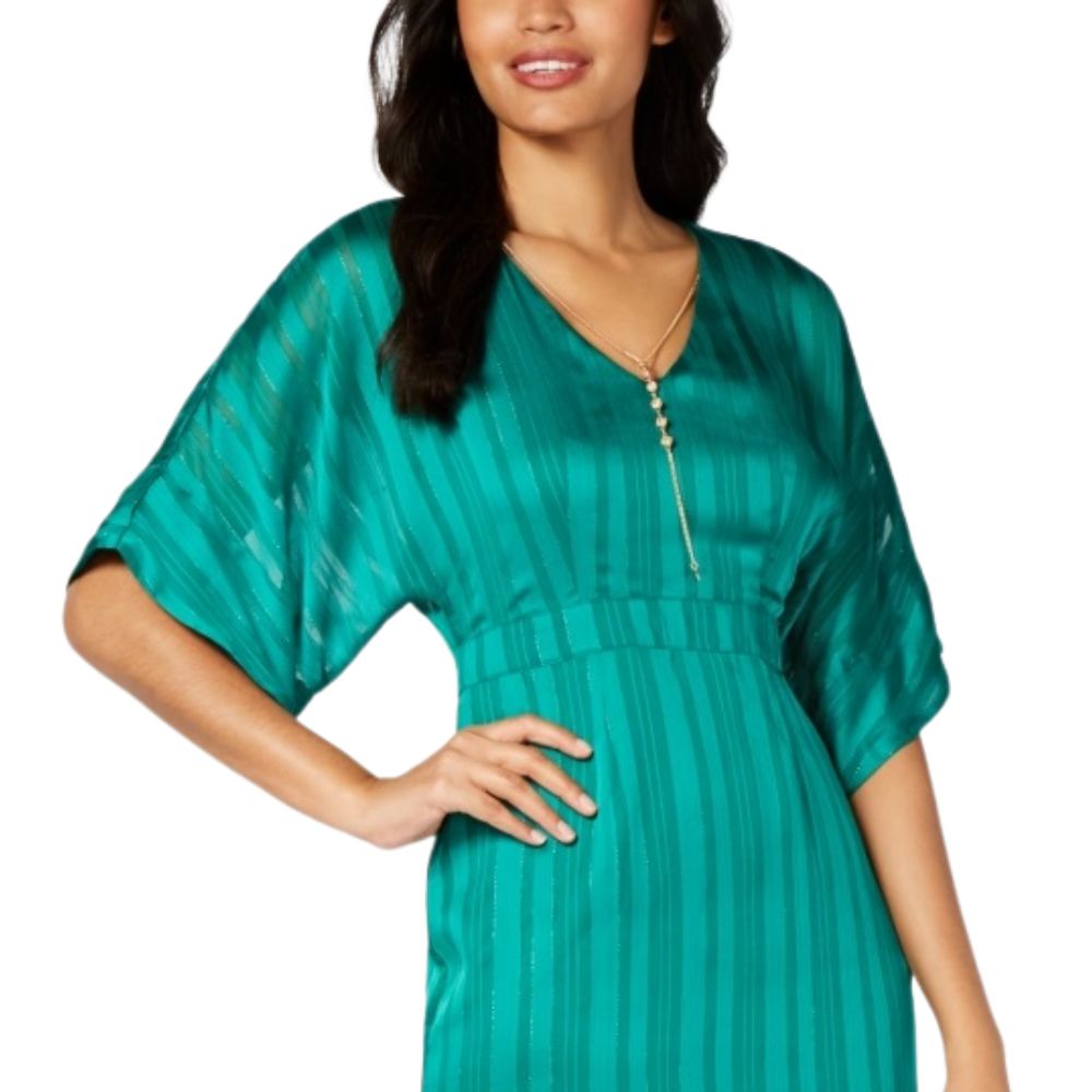Thalia Sodi Vestido Mini Feminino Manga Dolman Verde Tamanho P