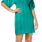 Thalia Sodi Vestido Mini Feminino Manga Dolman Verde Tamanho P