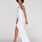 Vestido envelope falso com strass BCX Junior, branco, tamanho extragrande