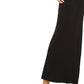 Macacão feminino Thalia Sodi com sobrepeliz de malha e renda, preto, tamanho extragrande