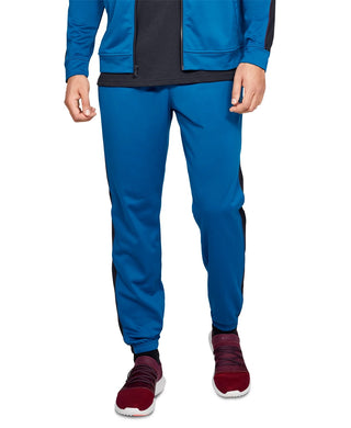 Calça de corrida Under Armour Unstoppable masculina, azul marinho, tamanho XX-G