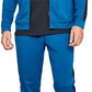 Calça de corrida Under Armour Unstoppable masculina, azul marinho, tamanho XX-G