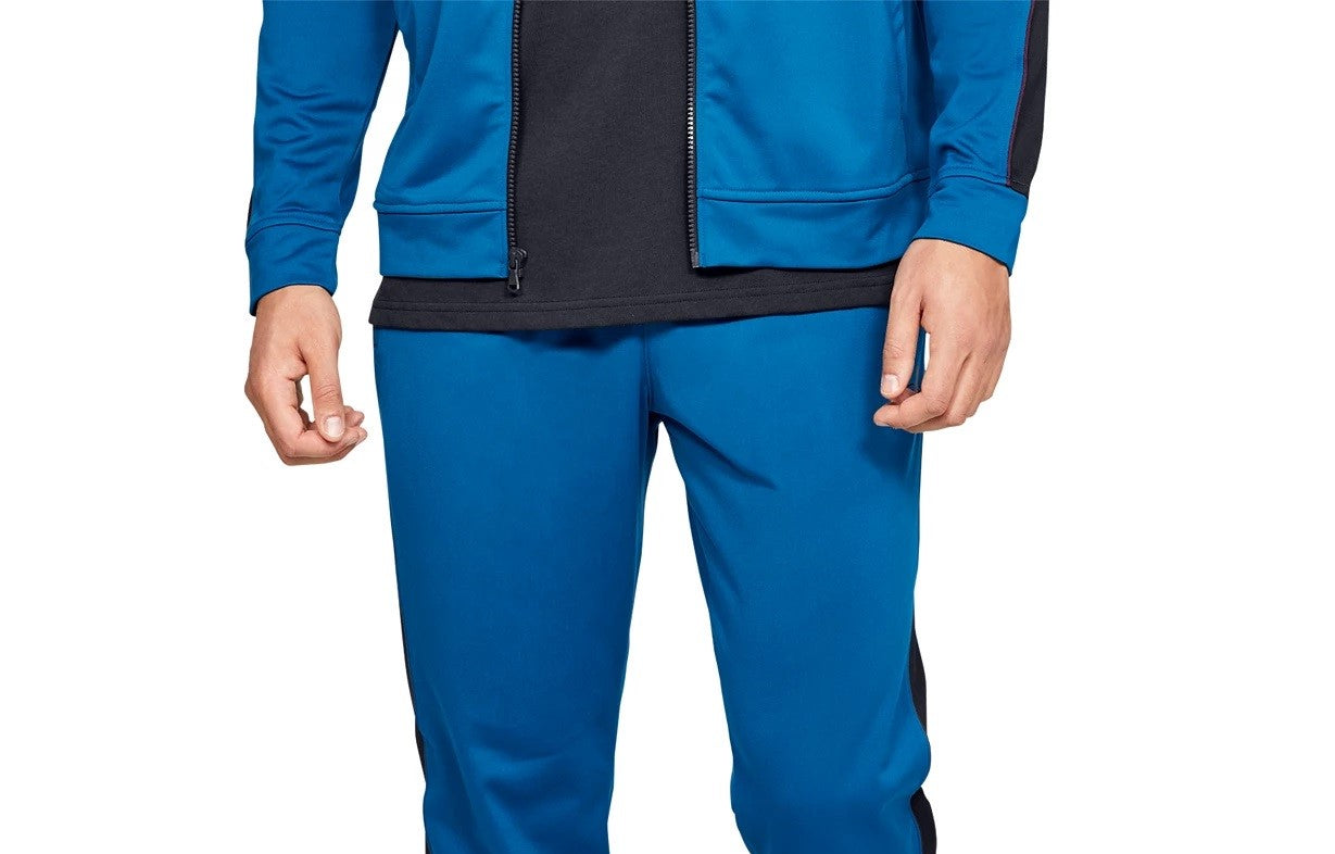 Calça de corrida Under Armour Unstoppable masculina, azul marinho, tamanho XX-G