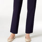 Calça feminina Alfred Dunner Classics Allure Slim Leg Azul-marinho