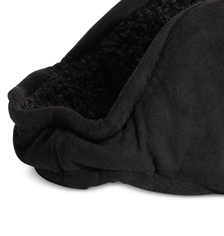 Aquecedores de orelha de camurça sintética masculinos UR, pretos, tamanho regular