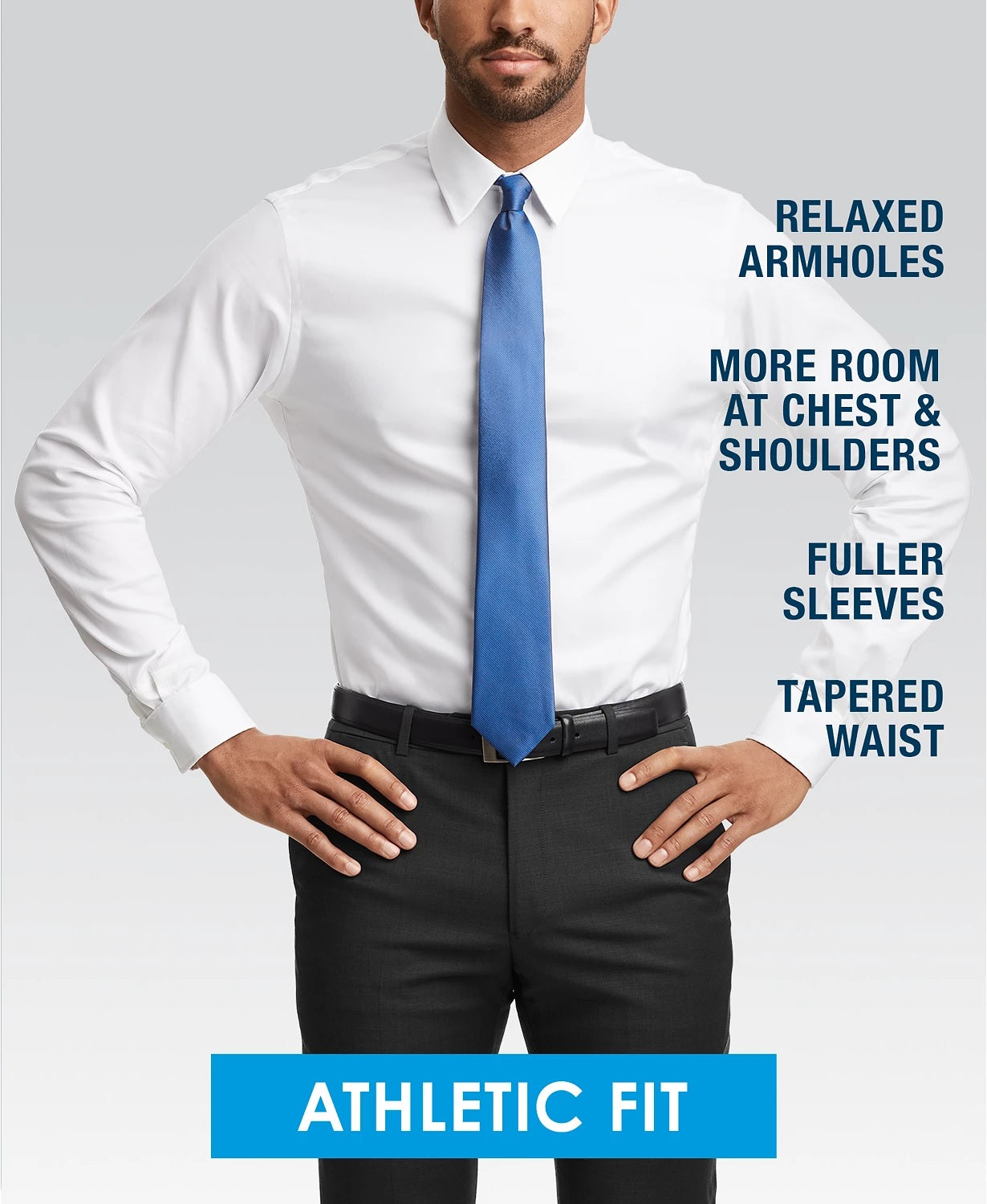 Camisa social xadrez masculina Van Heusen Classic/Regular Fit, sem vincos, com gola flexível e elástica, cinza, tamanho 18X36-37