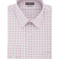 Camisa social xadrez masculina Van Heusen Classic/Regular Fit, sem vincos, com gola flexível e elástica, cinza, tamanho 18X36-37