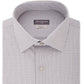 Camisa social masculina Van Heusen Classic/Regular Fit com gola flexível e xadrez elástico, roxa, tamanho 14,5 x 32-33