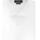 Camisa social masculina DKNY Slim Fit Performance Stretch resistente a rugas e punho francês, branca, tamanho 15,5 x 34 x 35