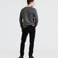 Calça Levi's 502 Taper Veludo Cotelê Masculina Preta Tamanho 33L x 30G
