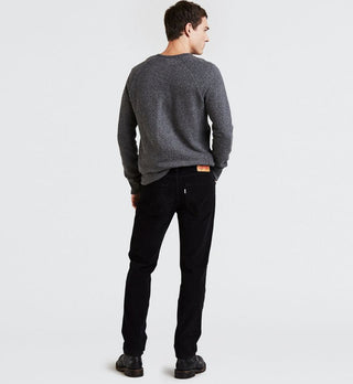 Calça Levi's 502 Taper Veludo Cotelê Masculina Preta Tamanho 33L x 30G