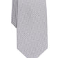 Gravata Perry Ellis Starlite Neat Masculina Prata Tamanho Regular