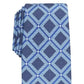 Gravata Perry Ellis Hendry Grid Masculina Azul Marinho Tamanho Regular