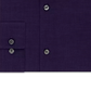 Camisa social masculina Calvin Klein Steel Slim Fit, sem passar roupa, com gola espinha de peixe, roxa, tamanho 16x34-35