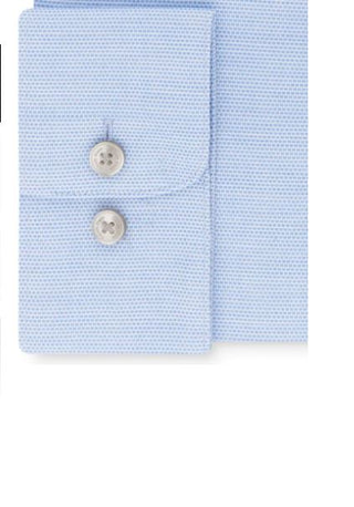 Camisa social Calvin Klein masculina Steel Classic Regular Stretch Performance, tamanho azul marinho, tamanho 15,5 x 32 x 33