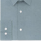 Camisa social masculina Calvin Klein Steel Slim-Fit, sem necessidade de passar, com estampa elástica, verde, tamanho 34-35
