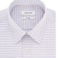 Camisa social masculina Calvin Klein Steel Classic/Regular-Fit, sem necessidade de passar, com estampa elástica, xadrez, roxa, tamanho 17x34-35