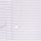 Camisa social masculina Calvin Klein Steel Classic/Regular-Fit, sem necessidade de passar, com estampa elástica, xadrez, roxa, tamanho 17x34-35