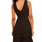Vestido Illusion Sweetheart Fit &amp; Flare da City Studios Juniors, preto, tamanho 5