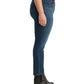 Calça jeans skinny plus size rasgada Levi's feminina, azul, tamanho 16W