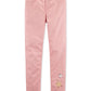 Calças jegging Carter's Little &amp; Big Girls Stars de sarja rosa tamanho 4