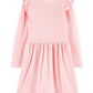 Vestido de malha com lantejoulas e borboletas Carter's Little &amp; Big Girls, rosa, tamanho 7