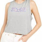 Regata Levi's Cropped Logo Feminina Cinza Tamanho P
