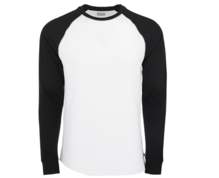 Camiseta térmica masculina Levi's de manga comprida, branca, tamanho grande