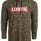 Moletom com capuz Levi's Tonner manga comprida masculino verde tamanho grande