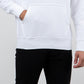 Moletom com capuz Levi's masculino com logotipo, branco, tamanho XX-G
