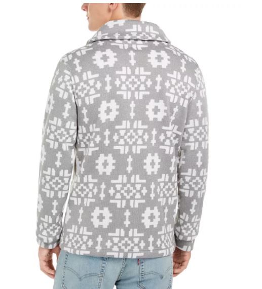 Suéter Levi's Masculino Estampado Gola Xale Branco Tamanho X-G