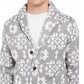 Suéter Levi's Masculino Estampado Gola Xale Branco Tamanho X-G
